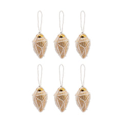 Pomeroy Beaded Ornaments Set - Conical