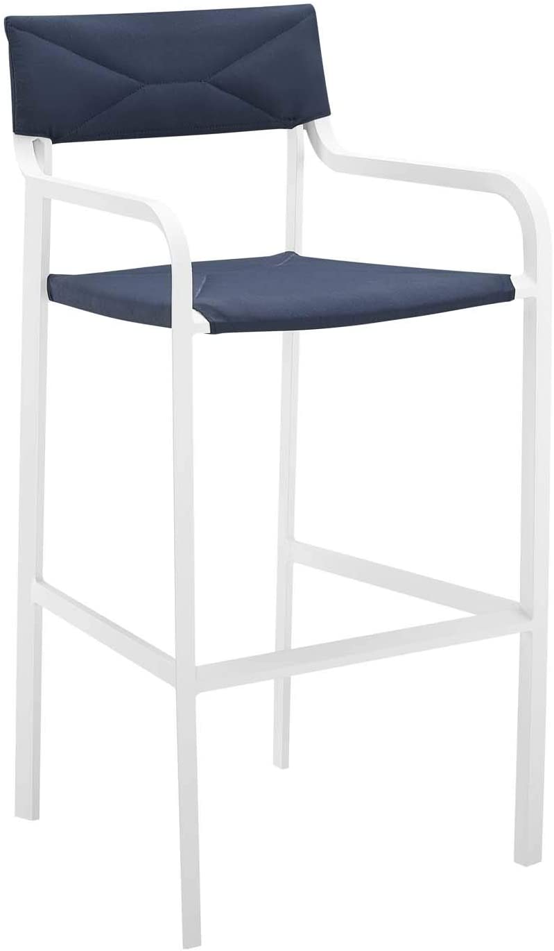 Modway Raleigh Outdoor Patio Aluminum Bar Stool Set of 2 - EEI-3963 | Bar Stools | Modishstore - 3