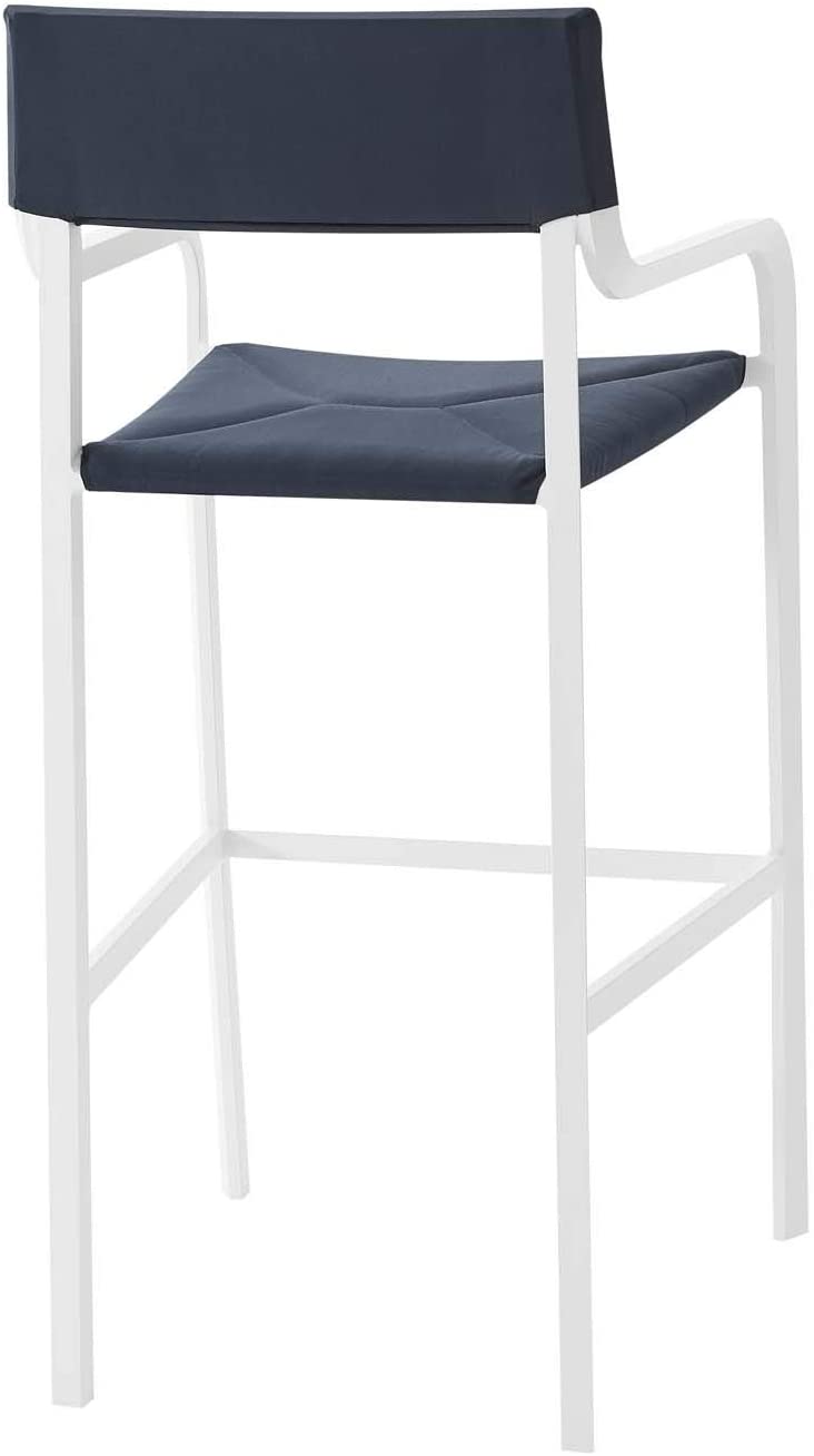 Modway Raleigh Outdoor Patio Aluminum Bar Stool Set of 2 - EEI-3963 | Bar Stools | Modishstore - 4