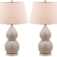 Safavieh Jill Double - Gourd Ceramic Lamp | Table Lamps |  Modishstore  - 4