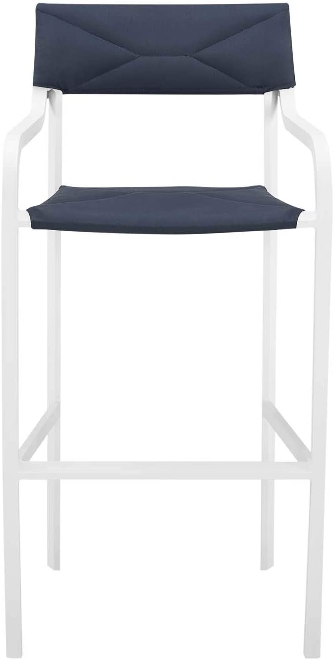Modway Raleigh Outdoor Patio Aluminum Bar Stool Set of 2 - EEI-3963 | Bar Stools | Modishstore - 6