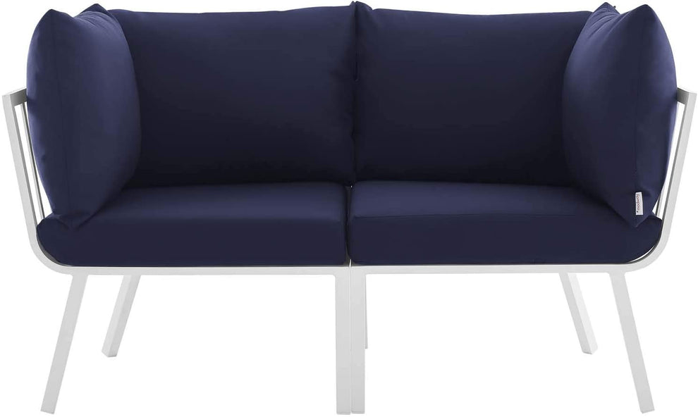 Modway Riverside 2 Piece Outdoor Patio Aluminum Sectional Sofa Set - EEI-3781 | Outdoor Sofas, Loveseats & Sectionals | Modishstore - 11