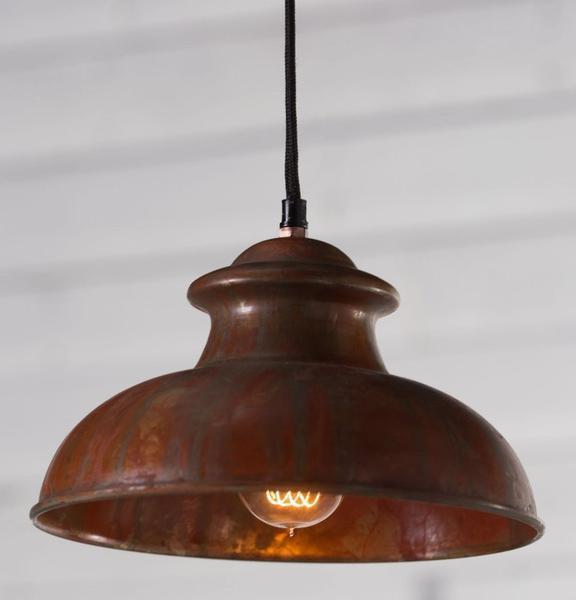 Kalalou Antique Rustic Pendant | Modishstore | Pendant Lamps
