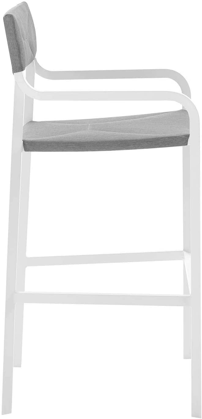 Modway Raleigh Outdoor Patio Aluminum Bar Stool Set of 2 - EEI-3963 | Bar Stools | Modishstore - 9