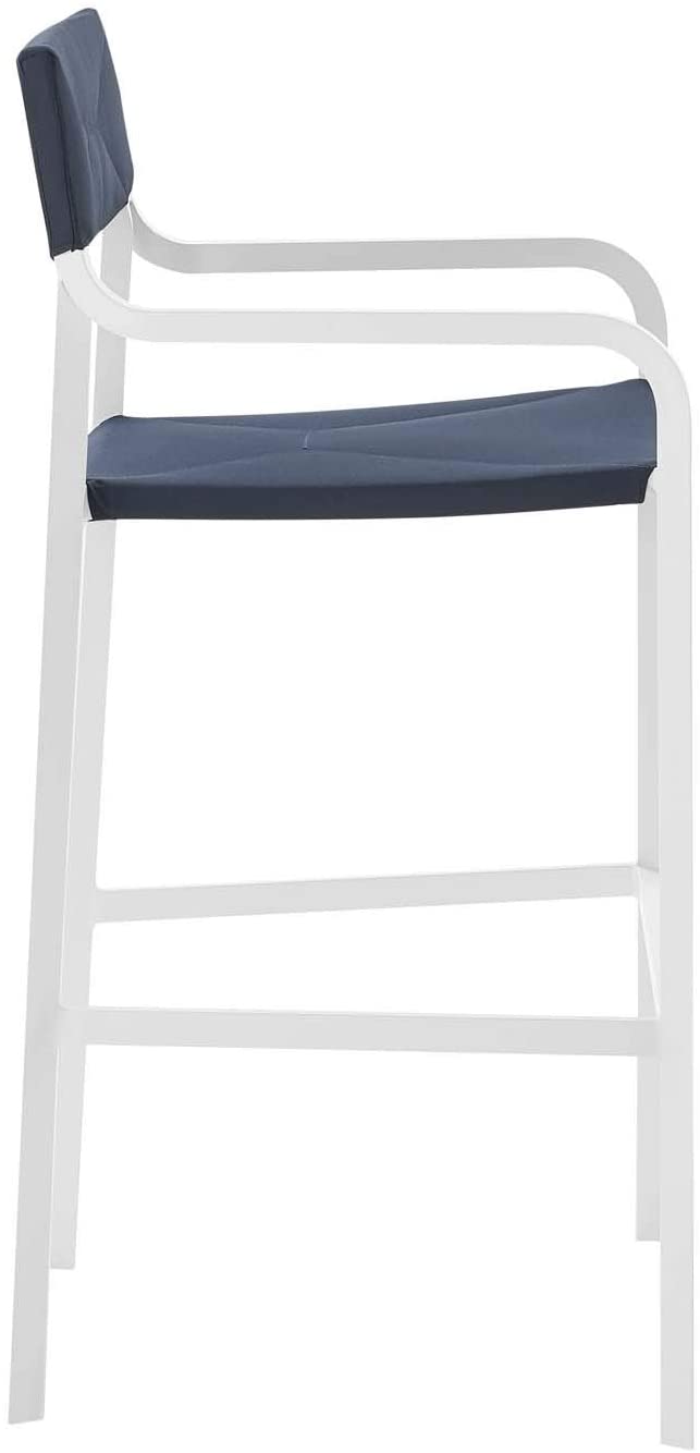 Modway Raleigh Outdoor Patio Aluminum Bar Stool Set of 2 - EEI-3963 | Bar Stools | Modishstore - 5