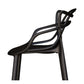 31" Black Bar Chair with Footrest By Homeroots
