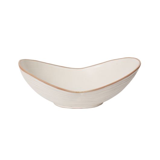 Kelyfos White Bowl By Accent Decor | Decorative Bowls | Modishstore - 3