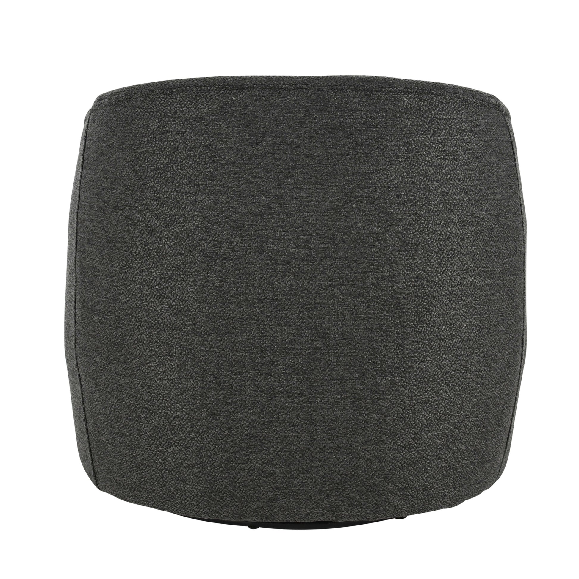 29" Gray Polyester Swivel Side Chair By Homeroots | Armchairs | Modishstore - 4