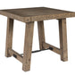 24" Wood Brown Solid Wood End Table By Homeroots | End Tables | Modishstore
