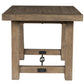 24" Wood Brown Solid Wood End Table By Homeroots | End Tables | Modishstore - 2