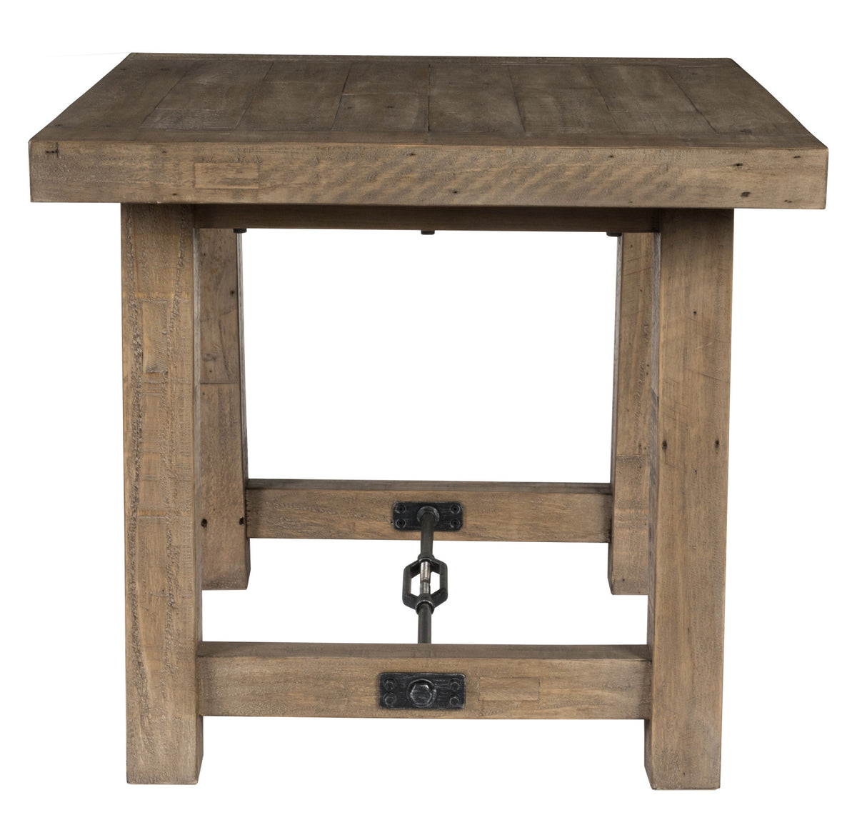 24" Wood Brown Solid Wood End Table By Homeroots | End Tables | Modishstore - 2