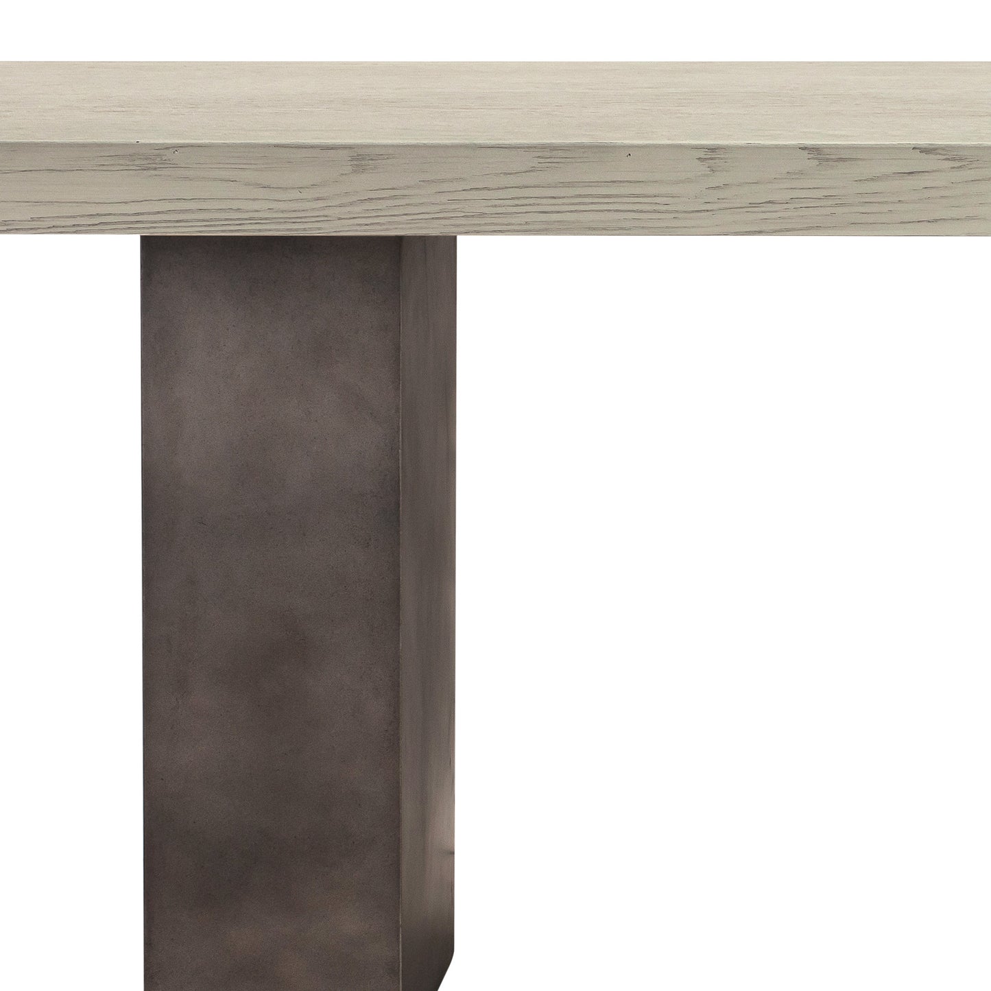 24" Grey Concrete Rectangular Coffee Table By Homeroots
