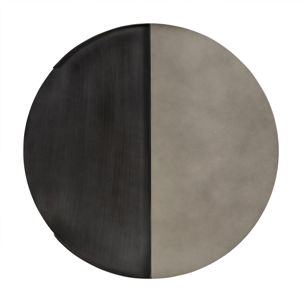 32" Grey Concrete Round Coffee Table By Homeroots | Coffee Tables | Modishstore - 4
