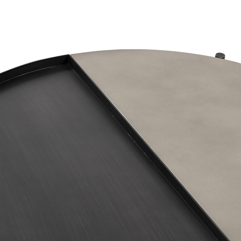 32" Grey Concrete Round Coffee Table By Homeroots | Coffee Tables | Modishstore - 7
