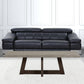 55" Dark Grey And Brown Concrete Rectangular Coffee Table By Homeroots | Coffee Tables | Modishstore - 4