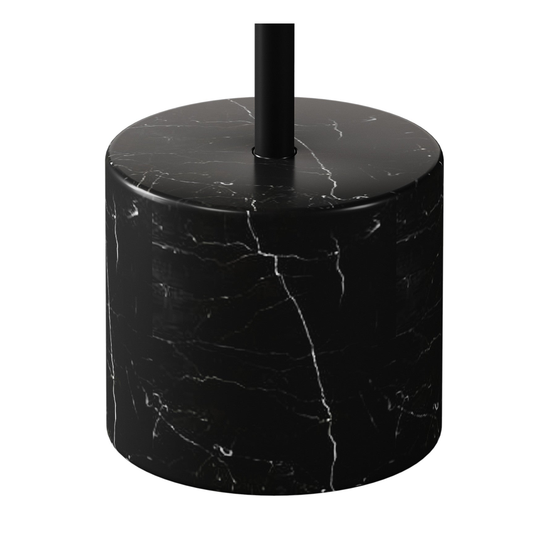 17" Black Steel Round Coffee Table By Homeroots | Coffee Tables | Modishstore - 3