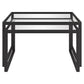 Set Of Two 30" Black Glass Square Nested Coffee Tables By Homeroots | Coffee Tables | Modishstore - 2
