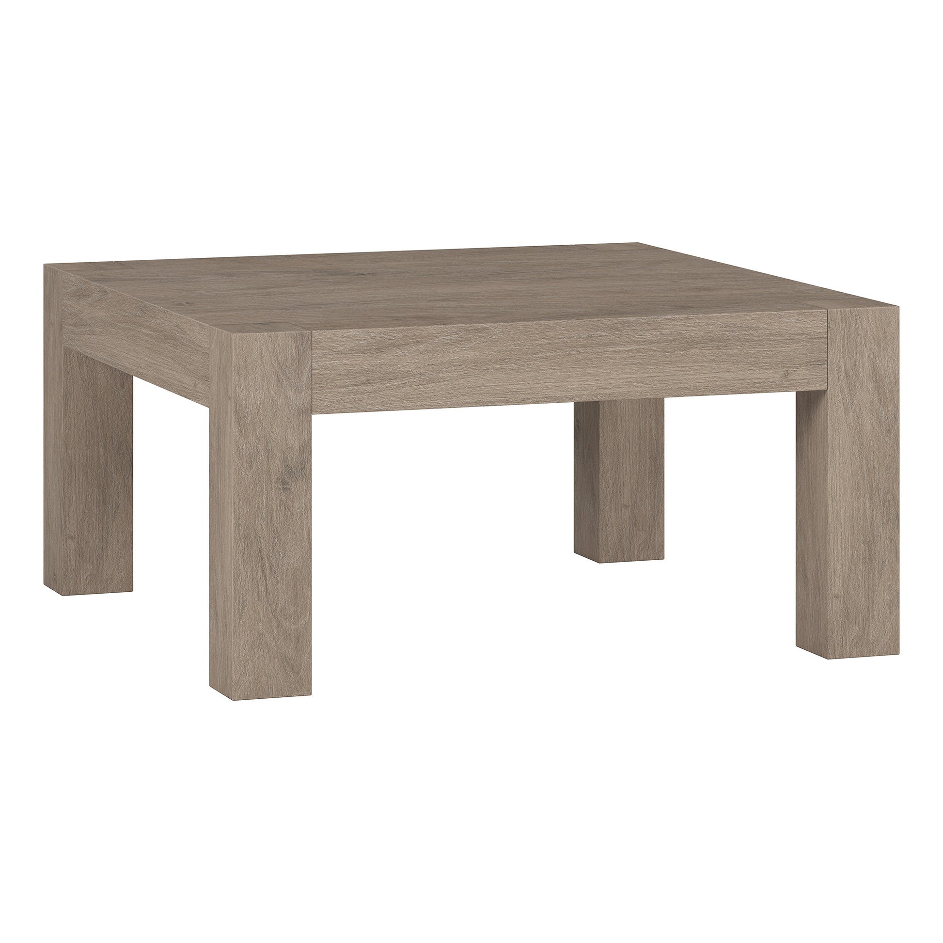 34" Gray Manufactured Wood Square Coffee Table By Homeroots | Coffee Tables | Modishstore