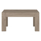 34" Gray Manufactured Wood Square Coffee Table By Homeroots | Coffee Tables | Modishstore - 2