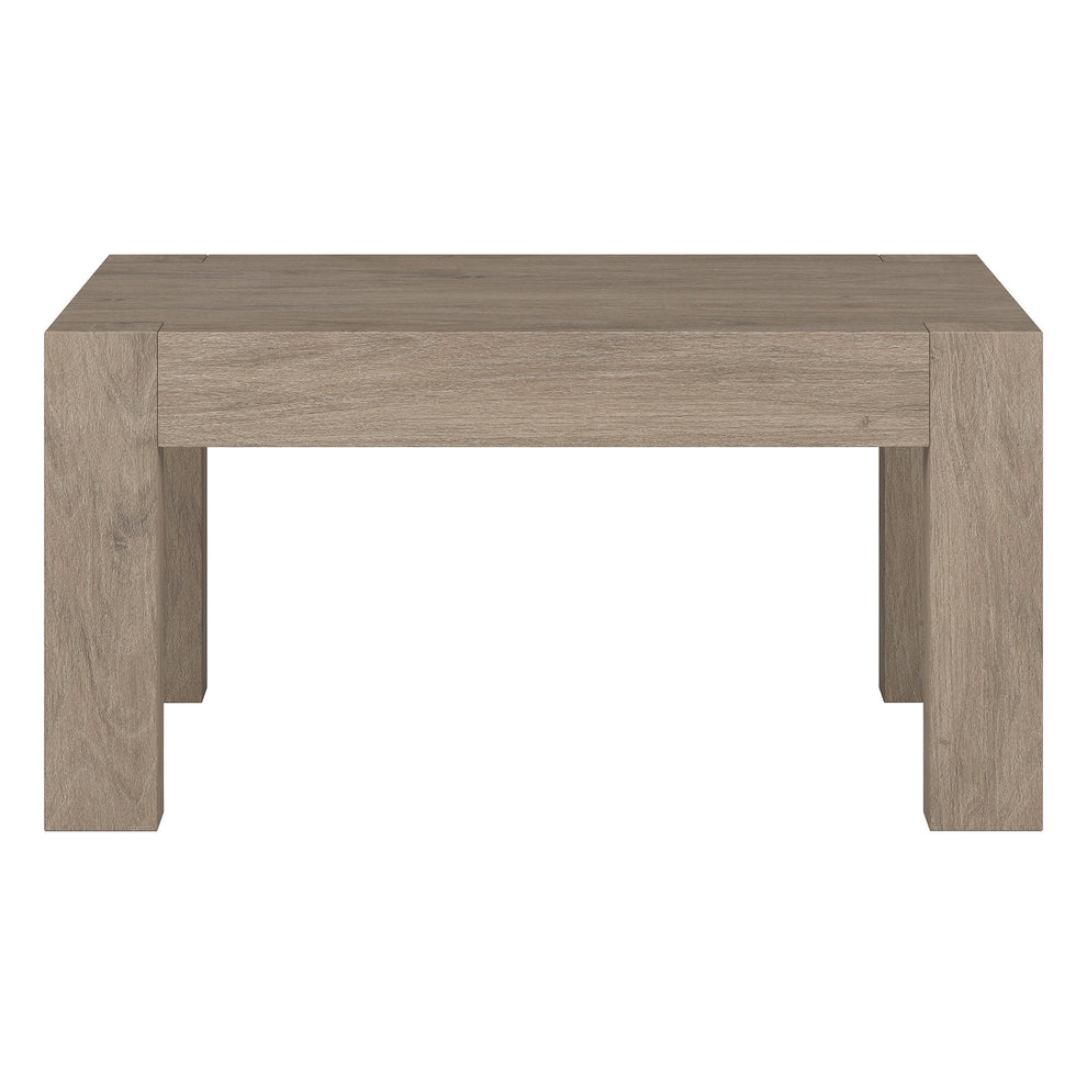 34" Gray Manufactured Wood Square Coffee Table By Homeroots | Coffee Tables | Modishstore - 2