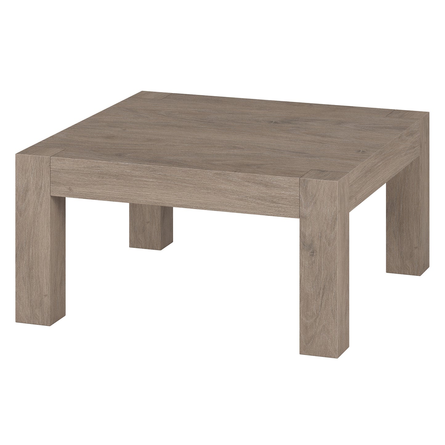 34" Gray Manufactured Wood Square Coffee Table By Homeroots | Coffee Tables | Modishstore - 3