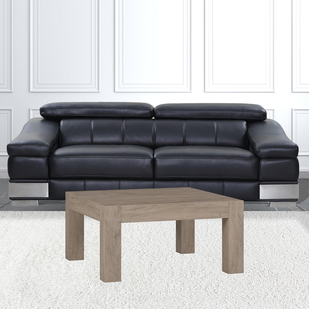 34" Gray Manufactured Wood Square Coffee Table By Homeroots | Coffee Tables | Modishstore - 4