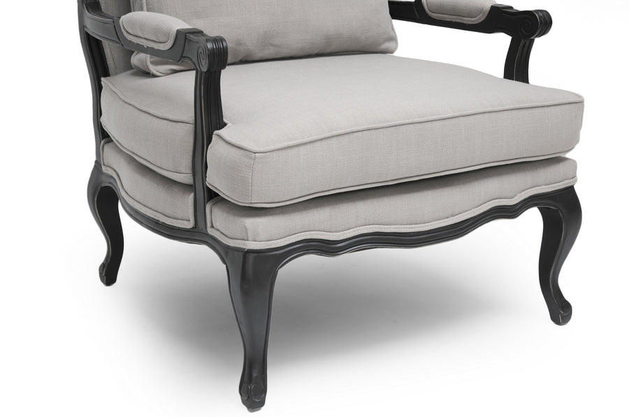 baxton studio antoinette classic antiqued french accent chair | Modish Furniture Store-5