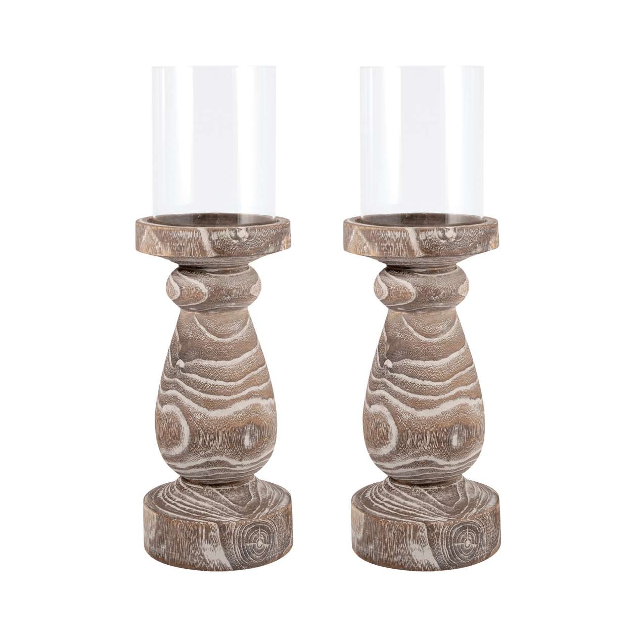 Timberline Pillar Holder (19-inch) | Candle Holders | Modishstore
