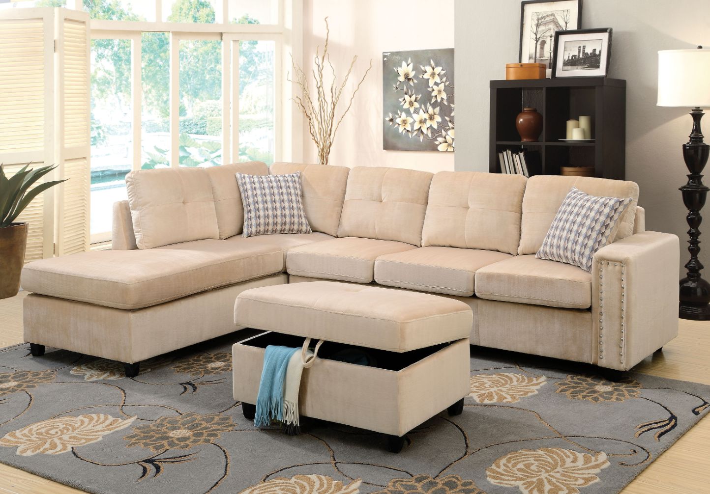 Belville Sectional Sofa By Acme Furniture | Sectional | Modishstore - 2