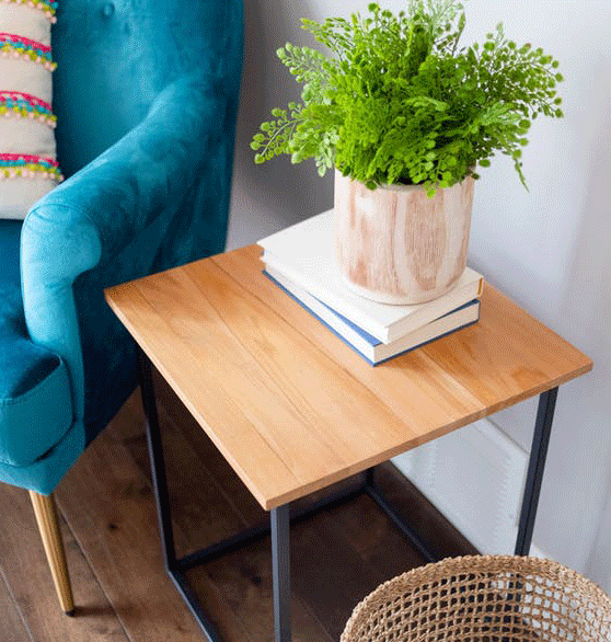 Pietra™ Side Table (Small: Teak) By Texture Designideas | Side Tables | Modishstore-5