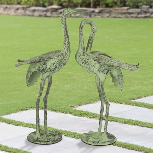 Hungry Cranes S/2 (21"H, 19.5" By SPI Home | Outdoor Decor | Modishstore-2