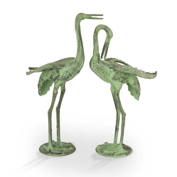 Hungry Cranes S/2 (21"H, 19.5" By SPI Home | Outdoor Decor | Modishstore-3