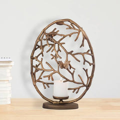 Twig Large Round Pillar Candle By SPI Home