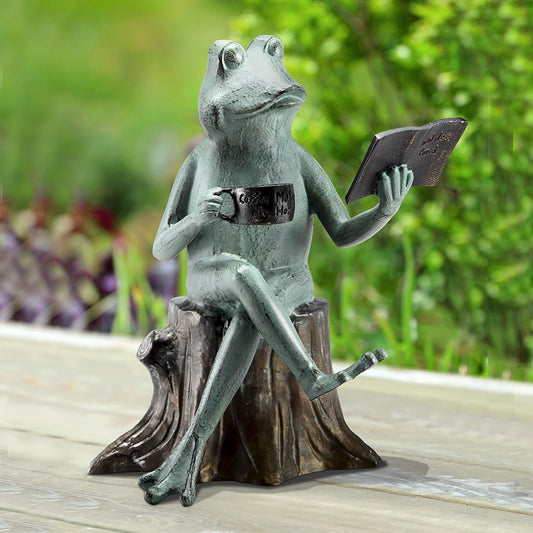 Joy Of Reading Garden Sculptures By SPI Home | Sculptures | Modishstore