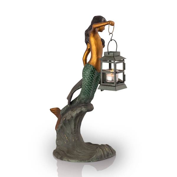 Mermaid Lantern (33693) By SPI Home | Lanterns | Modishstore-4