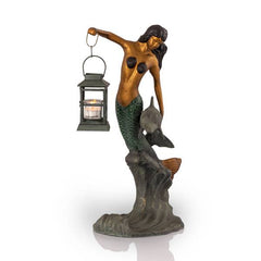 Mermaid Lantern (33693) By SPI Home