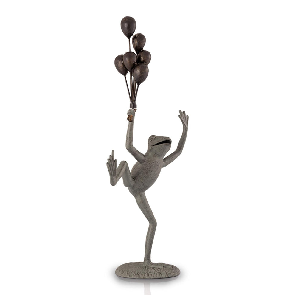 Balloon Seller Frog Garden Sculptures By SPI Home | Sculptures | Modishstore-3