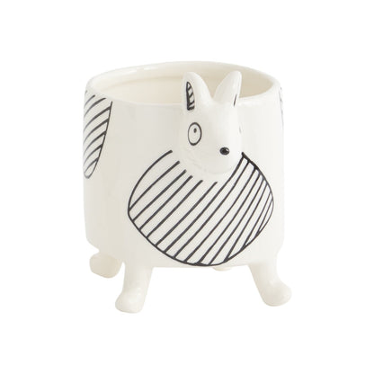 Pot Chappy Collection Set Of 4 By Accent Decor | Outdoor Planters, Troughs & Cachepots | Modishstore - 2