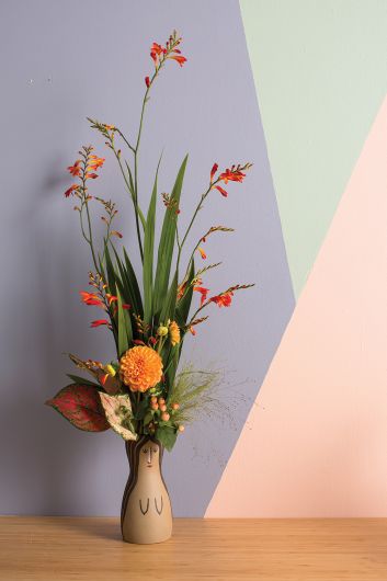 Etta Pretty Face Vase & Pot- Set Of 4 By Accent Decor | Planters, Troughs & Cachepots | Modishstore - 2