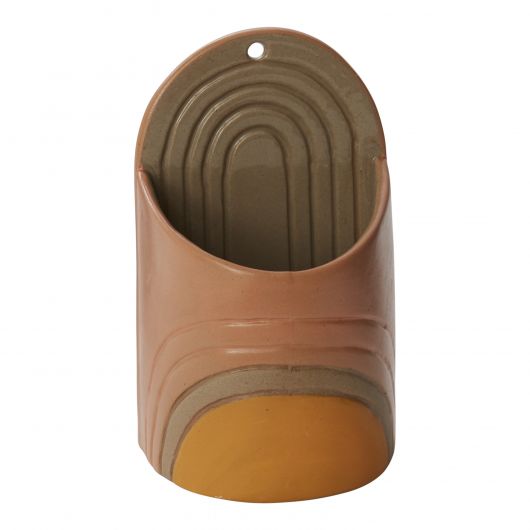 Vada Ceramic Wall Planter Pot- Set Of 4 By Accent Decor | Planters, Troughs & Cachepots | Modishstore - 2