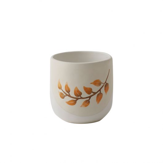 Harvest Ceramic Pot Set Of 3 By Accent Decor | Planters, Troughs & Cachepots | Modishstore - 4