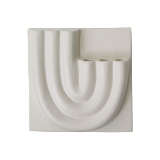 Mara White Glaze Wall Planter Set Of 4 By Accent Decor | Planters, Troughs & Cachepots | Modishstore - 7