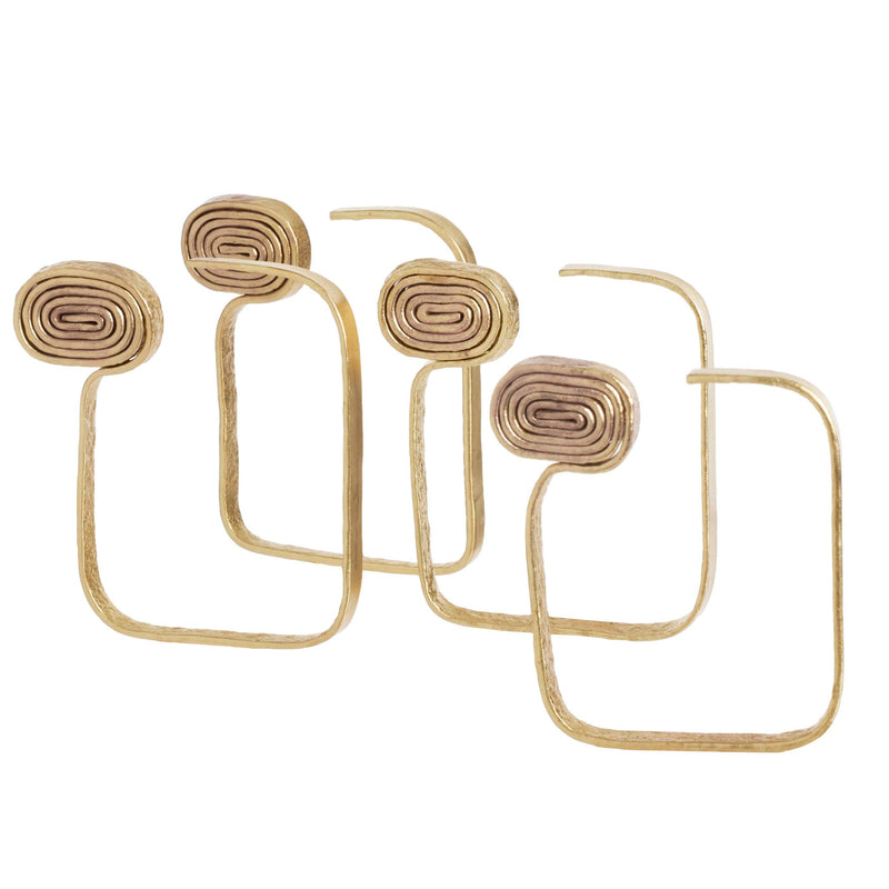 Carnaby napkin rings  Set Of 16 | Napkin Ring | Modishstore