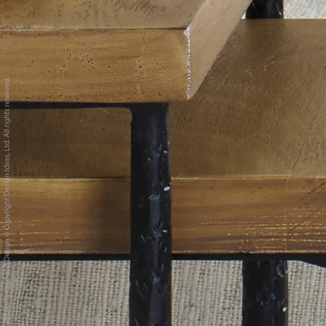 Valea Square Side Table-Set/2 By Texture Designideas | Side Tables | Modishstore - 4