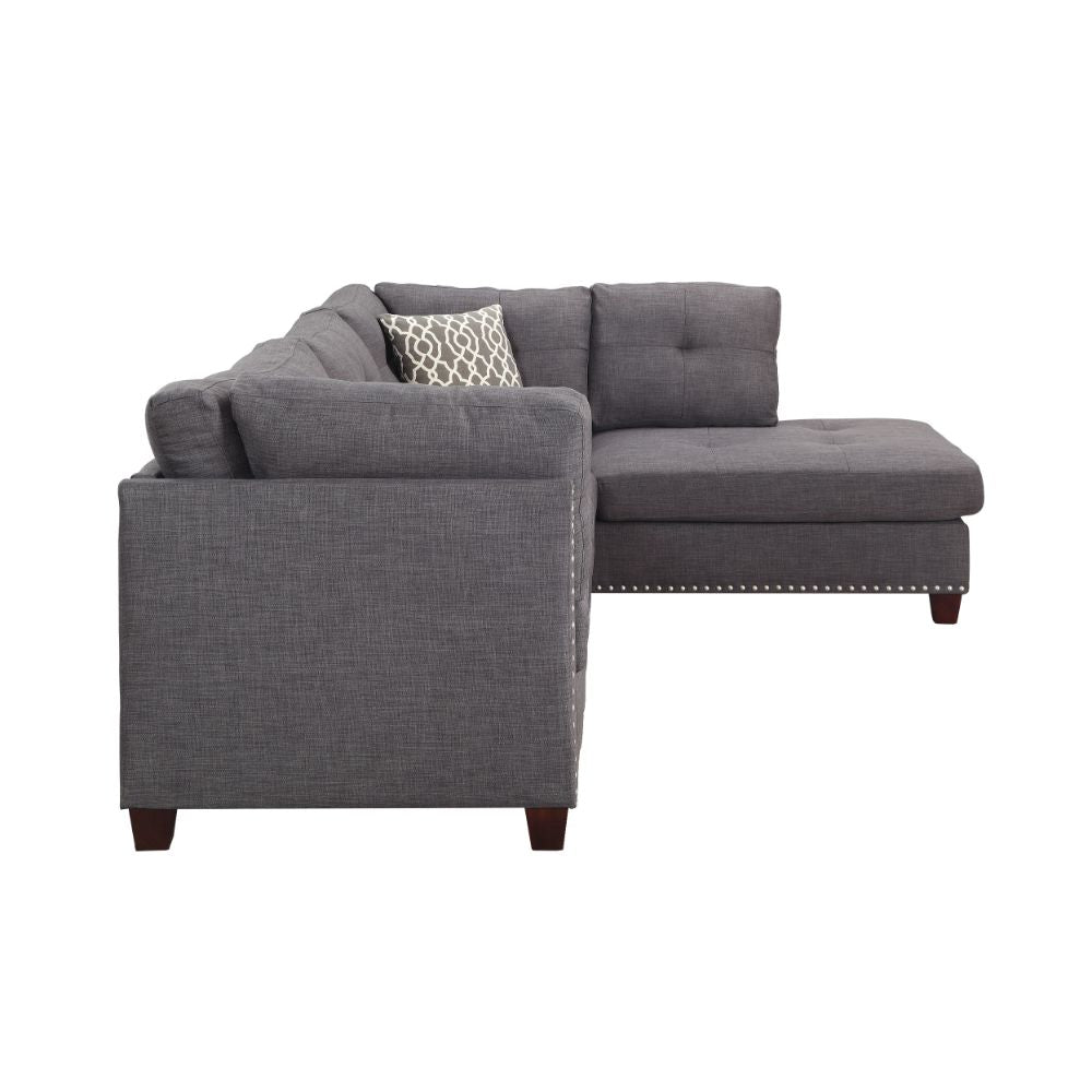 Laurissa Sectional Sofa By Acme Furniture | Sectional | Modishstore - 8