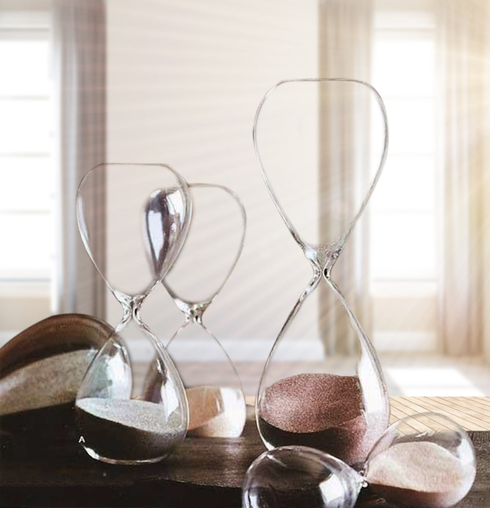 Roost Beach Sand Hourglasses - Mixed Set Of 3-3