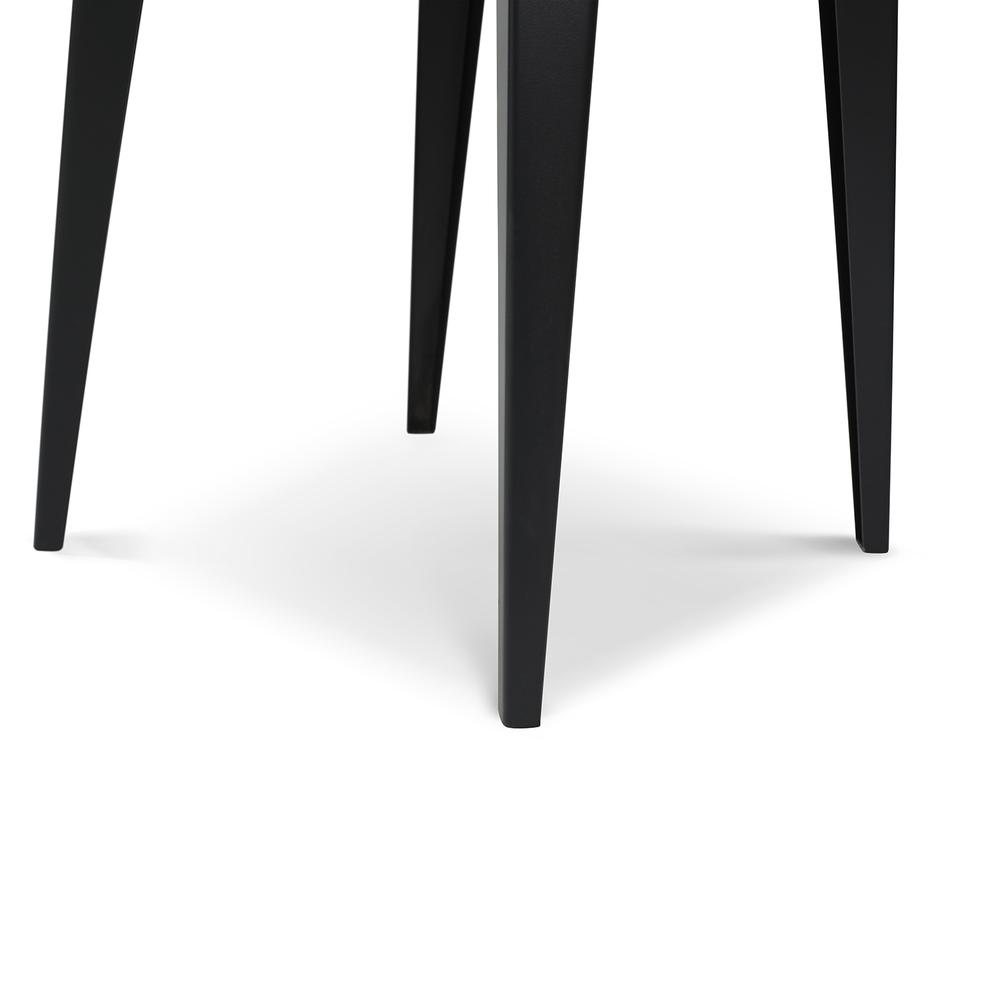 Soro 24" Square Italian Carrara White Marble Side Table with Metal Legs By The Bianco Collection | Side Tables | Modishstore - 4