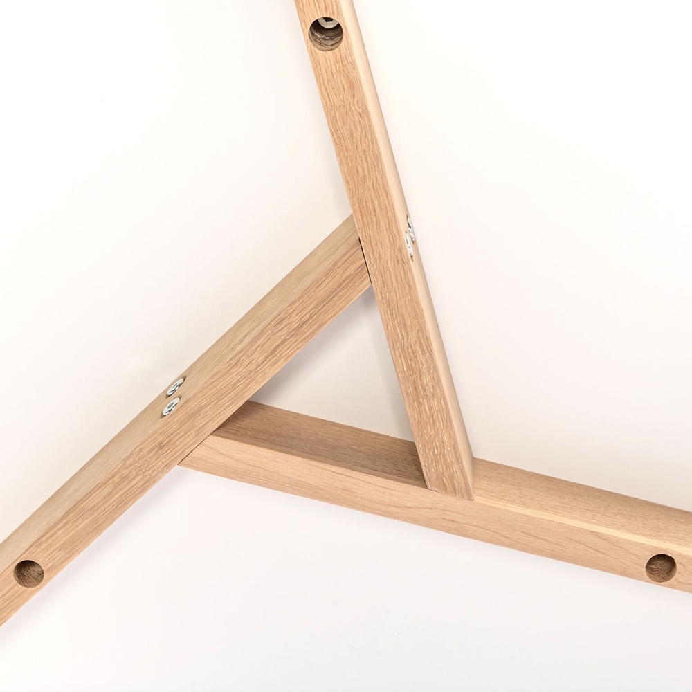 Stella 31" Round Italian Carrara White Marble Coffee Table with Walnut Legs By The Bianco Collection | Coffee Tables | Modishstore - 5