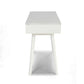 Viola 44" Rectangular White Marble Writing Desk with White Legs, TBC-4103-PT1730-WHT By The Bianco Collection | Desks | Modishstore - 6