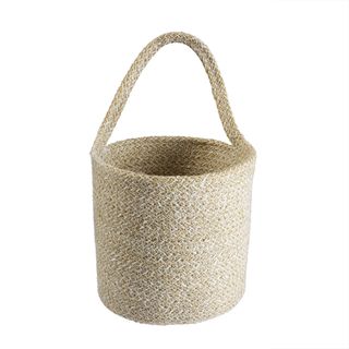Melia hanging basket (sand: 6.3 x 7 x 6.5 in.) Set Of 4 | Bins, Baskets & Buckets | Modishstore
